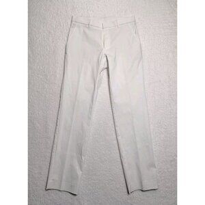 Tommy Hilfiger THFlex Men's White Dress Pants P32W X 32L Stretch Fabric Machine